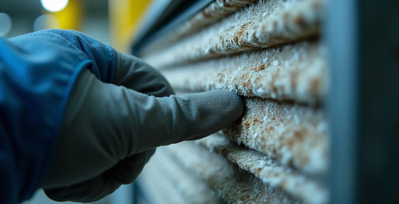 Maintenance préventive d'un système de filtration industriel avec inspection détaillée des composants